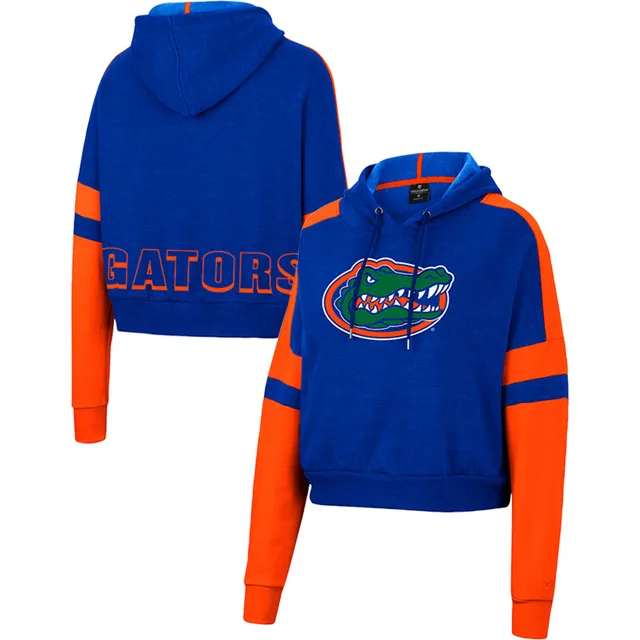 Women's Colosseum Royal Florida Gators Tunic Pullover Hoodie