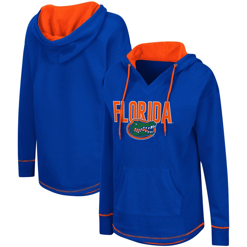 Women's Colosseum Royal Florida Gators Tunic Pullover Hoodie