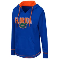 Women's Colosseum Royal Florida Gators Tunic Pullover Hoodie