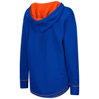 Women's Colosseum Royal Florida Gators Tunic Pullover Hoodie