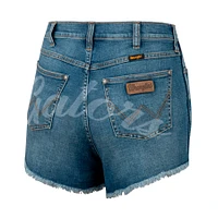 Women's Colosseum x Wrangler Blue Florida Gators Retro High Rise Cut-Off Shorts