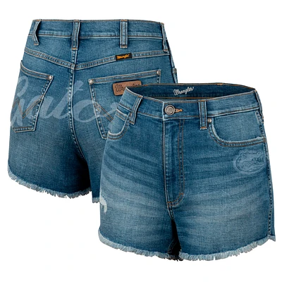 Short coupe-haut rétro Colosseum x Wrangler Florida Gators bleu pour femme