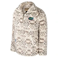 Veste polaire sherpa Southwest pour femme Colosseum x Wrangler Natural Florida Gators à demi-zip