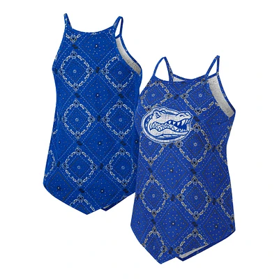 Débardeur bandana Colosseum x Wrangler Royal Florida Gators pour femmes