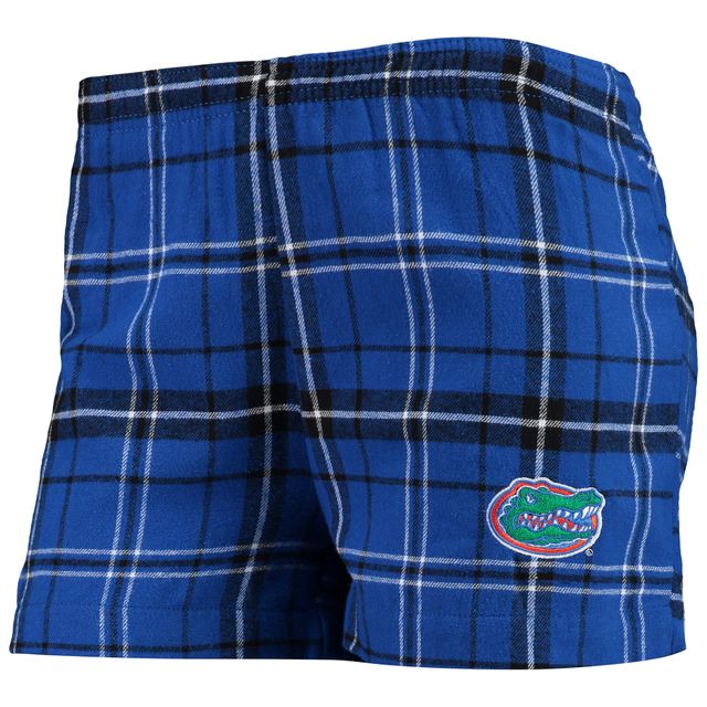 Ensemble de nuit avec débardeur et short en flanelle Ultimate Concepts Sport Royal/White Florida Gators pour femmes