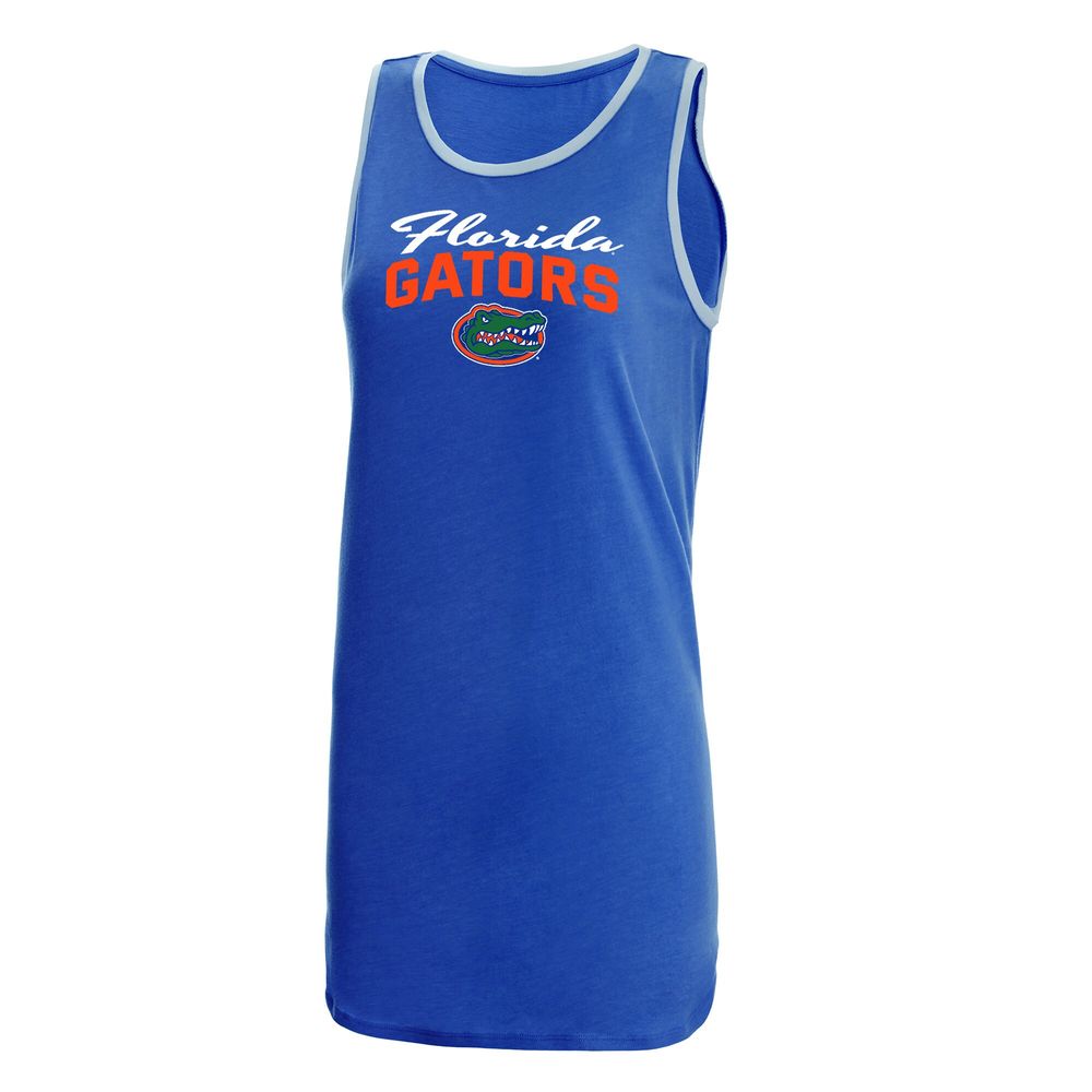 Women's Concepts Sport Royal Florida Gators Tank Nightshirt