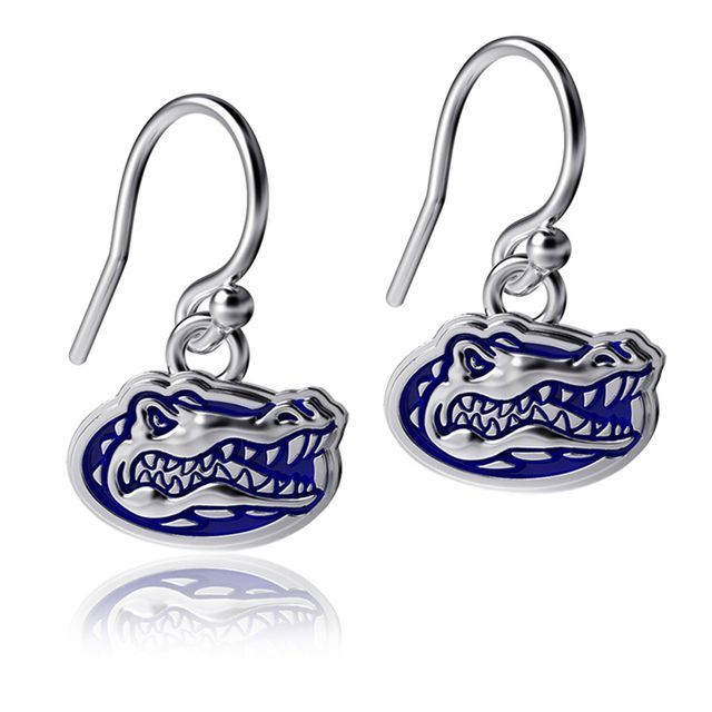 Boucles d'oreilles pendantes Dayna Designs Florida Gators en émail argenté pour femme