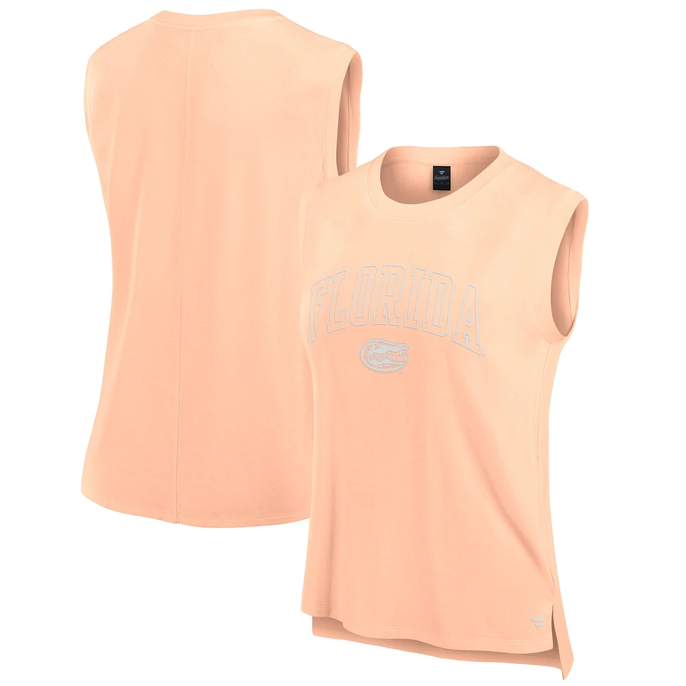 Débardeur de sport Orange Florida Gators Studio Fanatics pour femmes