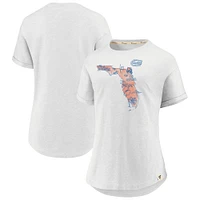 Women's Fanatics White Florida Gators True Classics Home State T-Shirt