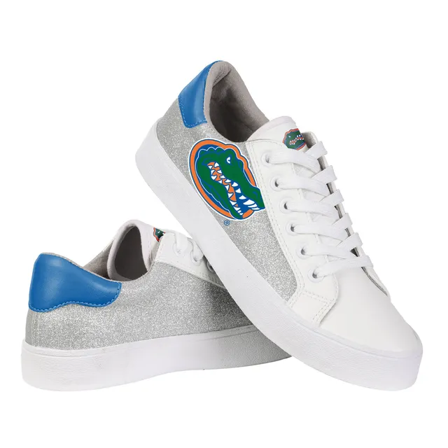 Women's FOCO Milwaukee Brewers Glitter Sneakers in White