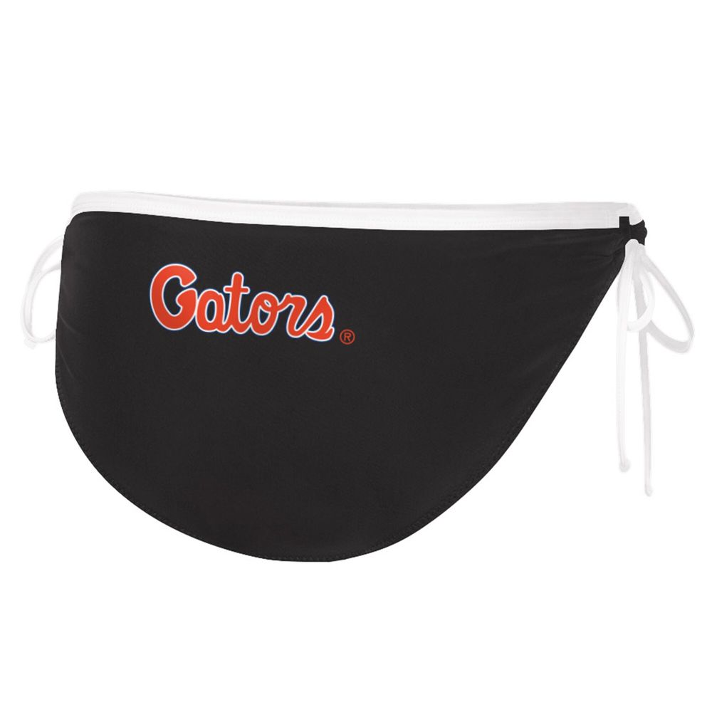 Women's G-III 4Her by Carl Banks Black Florida Gators Perfect Match Bikini Bottom