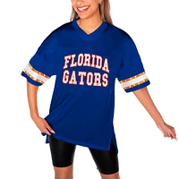 Women's Gameday Couture Royal Florida Gators Until Kickoff Rhinestone Fashion T-Shirt