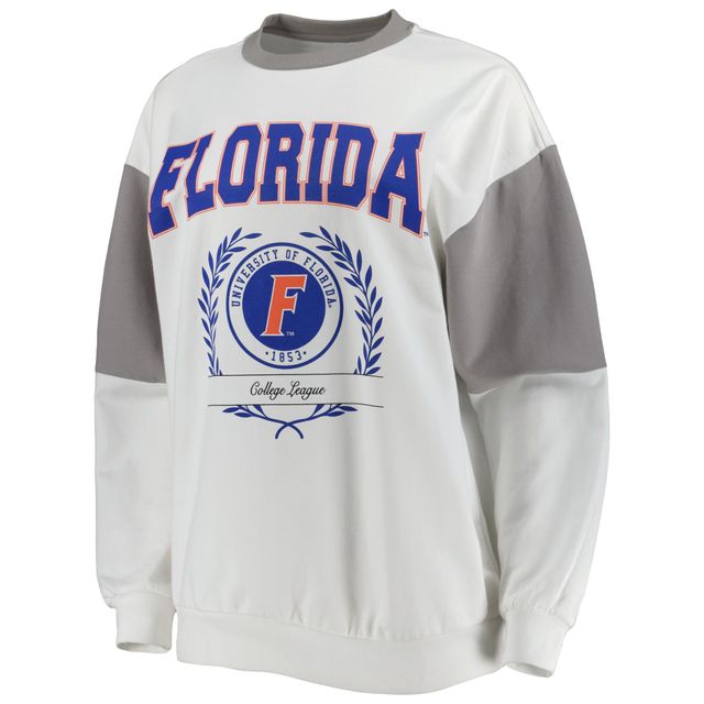 Sweat-shirt Gameday Couture pour femmes, Florida Gators It's A Vibe Dolman, blanc