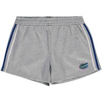 Women's Heathered Gray Florida Gators Plus 2-Stripes Shorts