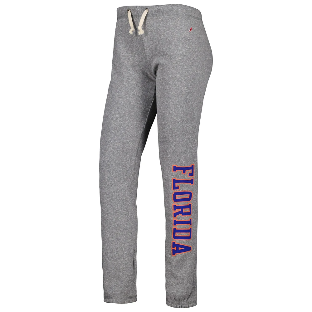 Pantalon de jogging tri-mélange Victory Springs League Collegiate Wear pour femmes, gris chiné, Florida Gators