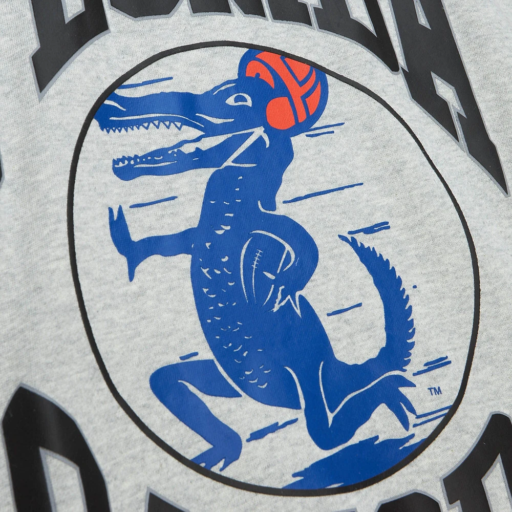 Sweat-shirt léger avec logo surdimensionné des Florida Gators de Mitchell & Ness pour femmes