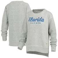 Women's Pressbox Heather Gray Florida Gators Torrington Pullover Sweatshirt