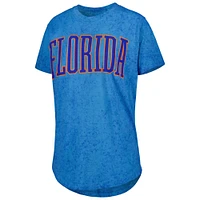 T-shirt pour femme Pressbox Royal Florida Gators Southlawn Sun-Washed