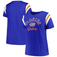 Profile Royal Florida Gators T-shirt rayé à encolure dégagée pour femme