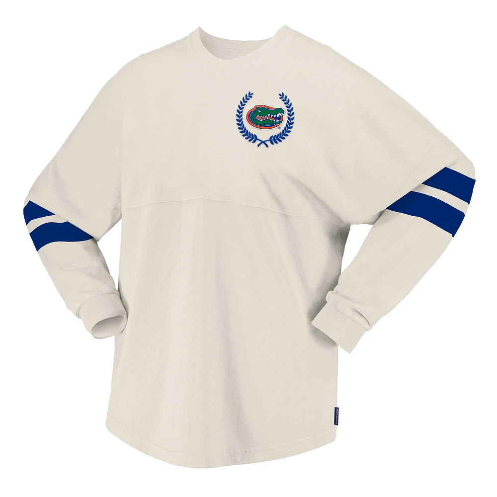 T-shirt surdimensionné pour femmes Spirit Jersey crème Florida Gators