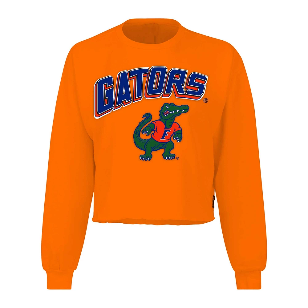 T-shirt ample et court à manches longues pour femmes Spirit Jersey Orange Florida Gators