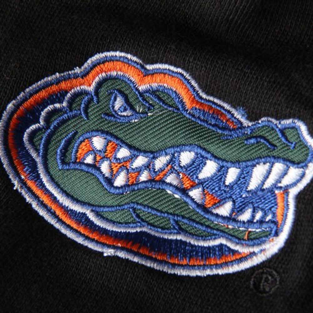 Women's Stadium Athletic Black Florida Gators Arched Name Full-Zip Hoodie