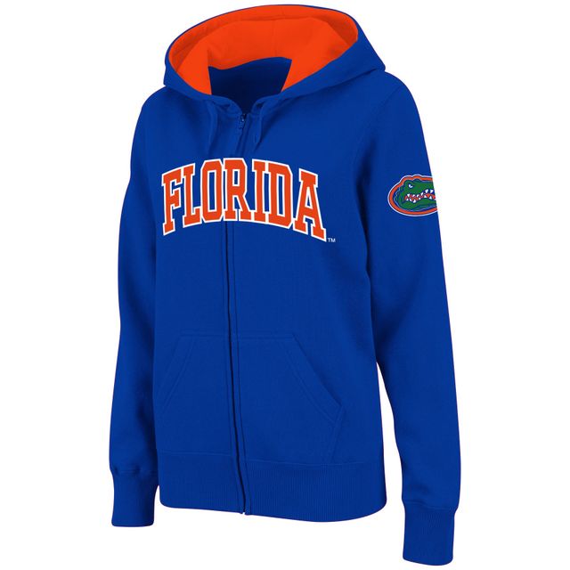 Sweat à capuche entièrement zippé Stadium Athletic Royal Florida Gators pour femmes