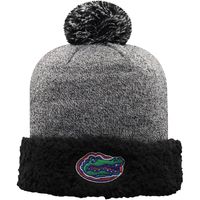 Women's Top of the World Black Florida Gators Snug Cuffed Knit Hat with Pom