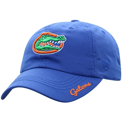 Women's Top of the World Royal Florida Gators Staple Adjustable Hat