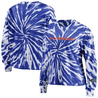 Women's WEAR by Erin Andrews Royal Florida Gators Tie-Dye Long Sleeve T-Shirt