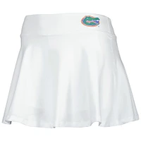 Women's ZooZatz White Florida Gators Flowy Skort