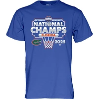 Youth Blue 84 Royal Florida Gators 2025 NCAA Men's Basketball National Champions Bracket T-Shirt