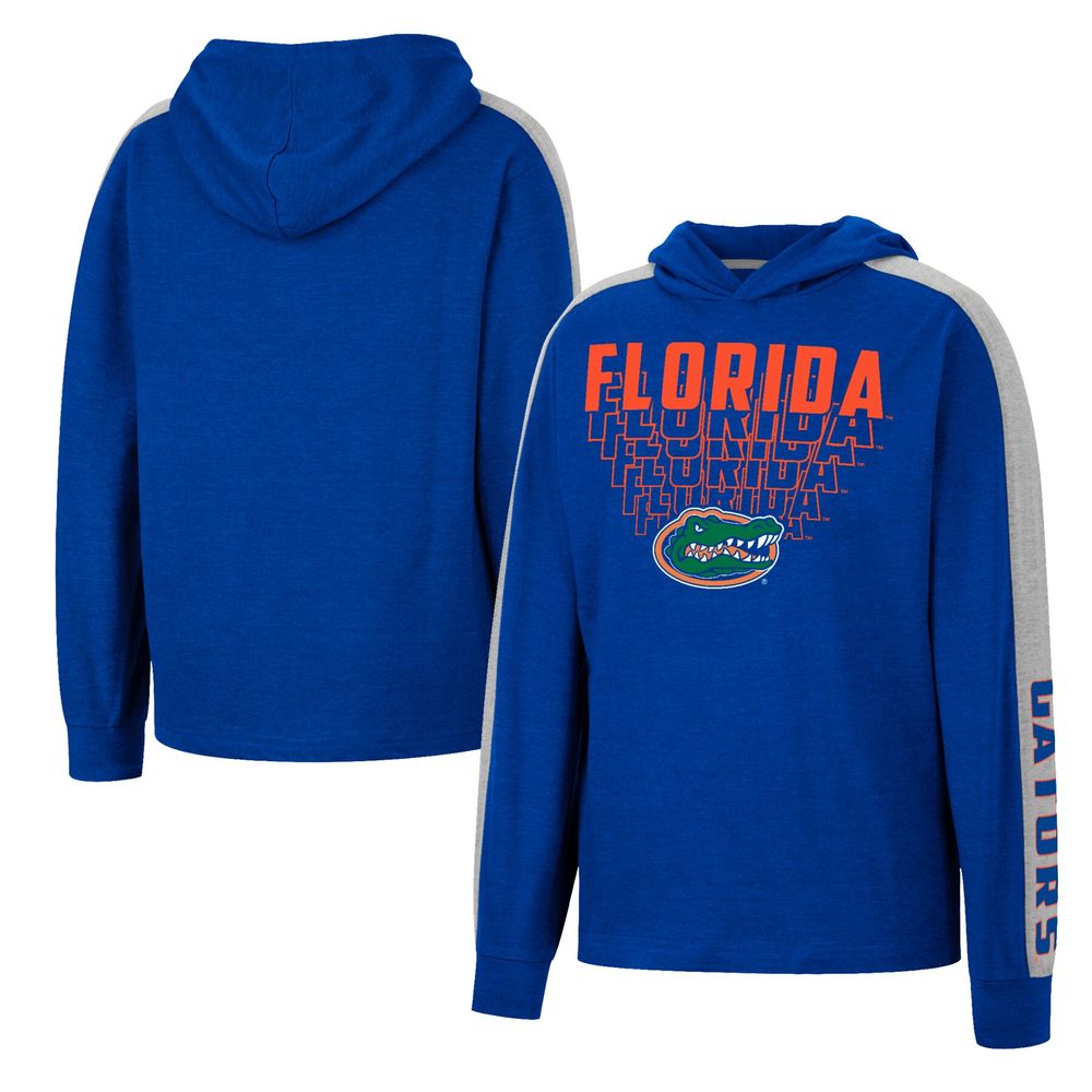 Colosseum Youth Colosseum Heathered Royal Florida Gators Wind Changes  Raglan Hoodie T-Shirt | Coquitlam Centre