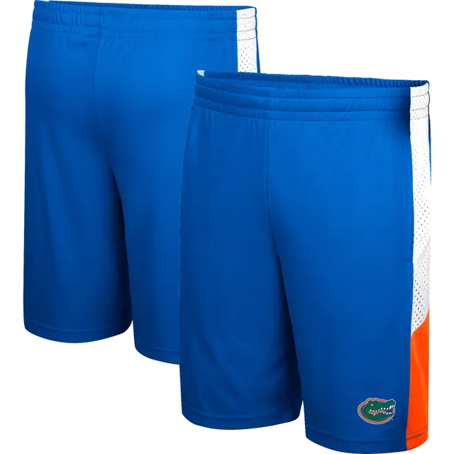 Men's Colosseum Royal/Orange Florida Gators Big & Tall Team Reversible  Shorts