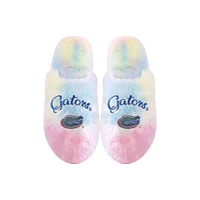 Youth FOCO Florida Gators Rainbow Script Slippers