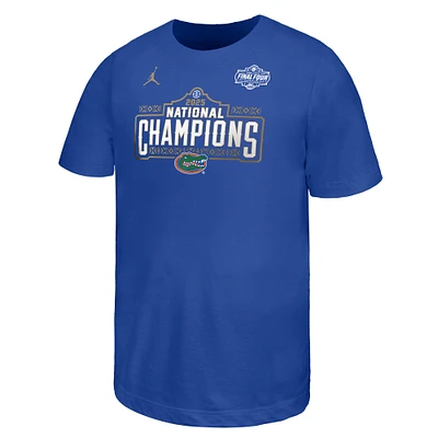 Youth Jordan Brand  Royal Florida Gators 2025 NCAA Men's Basketball National Champions Celebration T-Shirt