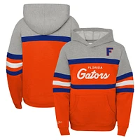 Sweat à capuche orange Mitchell & Ness pour jeunes des Florida Gators Head Coach