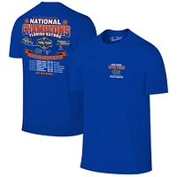 Youth Original Retro Brand Royal Florida Gators 2025 NCAA Men's Basketball National Champions T-Shirt