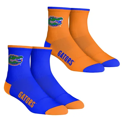 Florida Gators Rock Em Socks Youth Core Team 2-Pack Quarter Length Sock Set