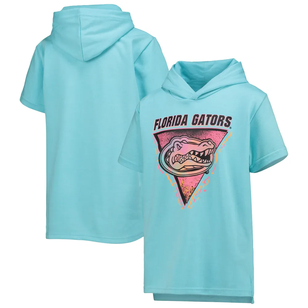 Outerstuff Girls Youth White/Royal Florida Gators Color Run Fleece Pullover Hoodie Size: Small