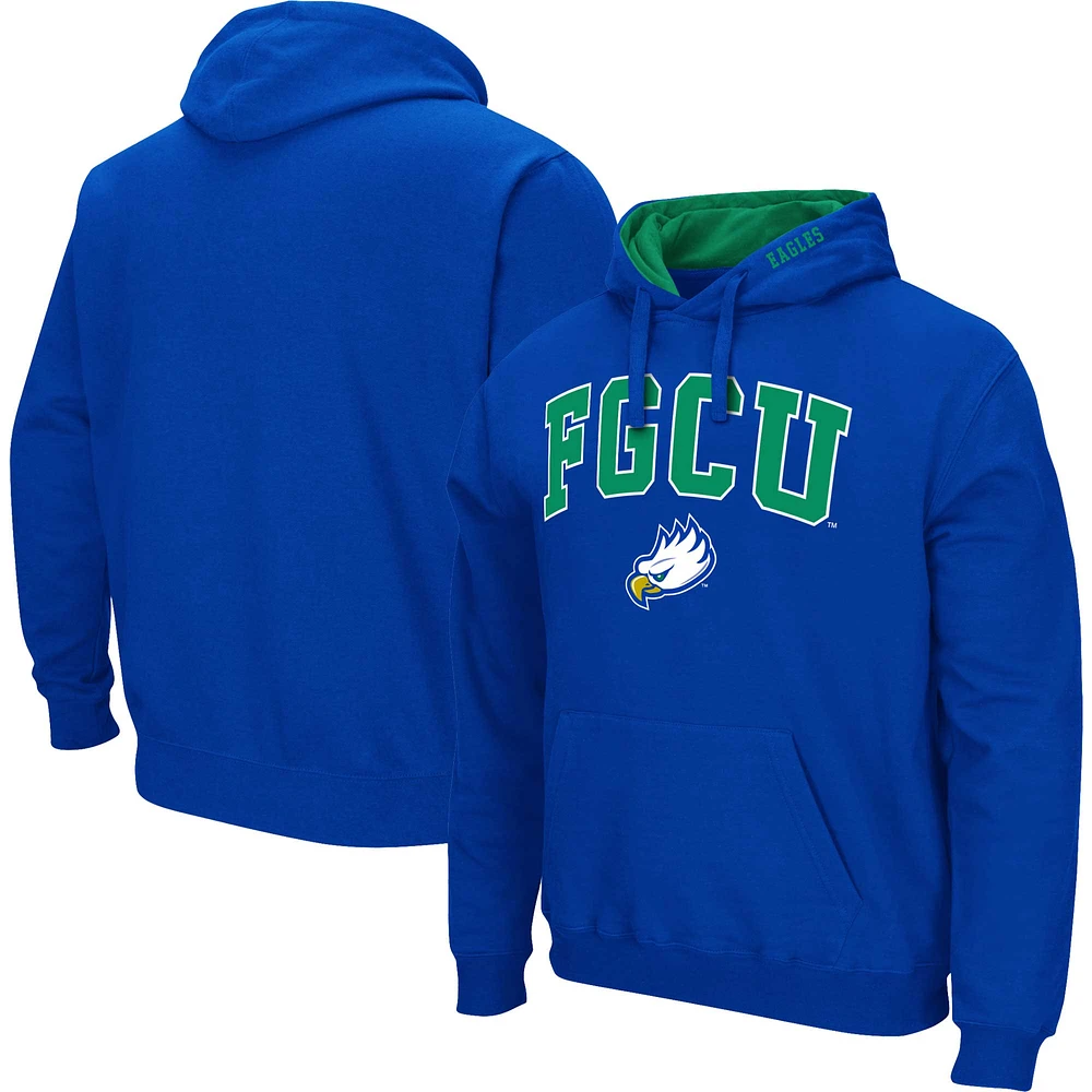 Sweat à capuche Colosseum Blue Florida Gulf Coast Eagles Arch & Logo pour homme