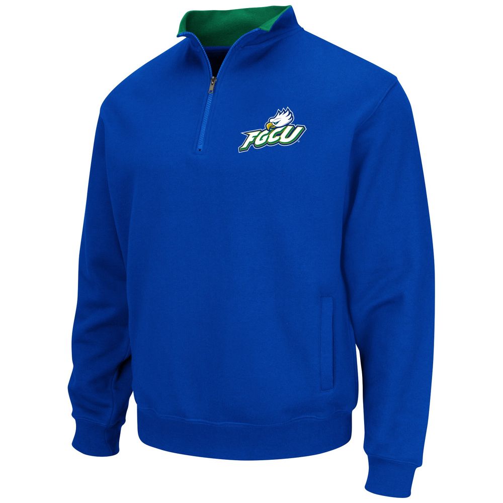 Men's Colosseum Blue Florida Gulf Coast Eagles Tortugas Quarter-Zip Sweatshirt