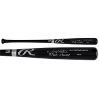 Gary Sheffield Florida Marlins Autographed Black Rawlings Pro Bat with "97 WS Champs" Inscription