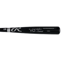 Gary Sheffield Florida Marlins Autographed Black Rawlings Pro Bat with "97 WS Champs" Inscription