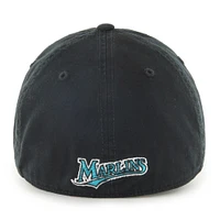 Casquette ajustée pour homme '47 Florida Marlins Cooperstown Collection Franchise noire