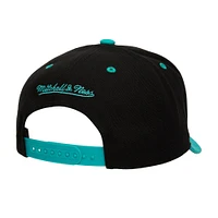 Casquette réglable tout-en-un 2.0 de la collection Cooperstown des Marlins de Floride noirs Mitchell & Ness pour hommes