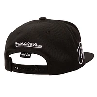 Casquette snapback Just Don x MLB Lux Script noire des Florida Marlins de Mitchell & Ness pour homme