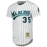 Men's Mitchell & Ness Dontrelle Willis White Florida Marlins Cooperstown Collection Authentic Jersey