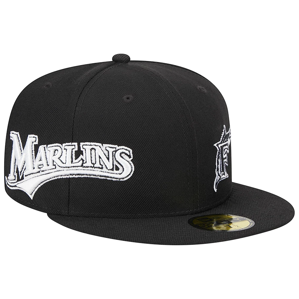 Casquette ajustée 59FIFTY en jersey des Florida Marlins New Era pour homme