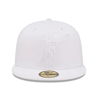 Men's New Era Miami Marlins White on 59FIFTY Fitted Hat